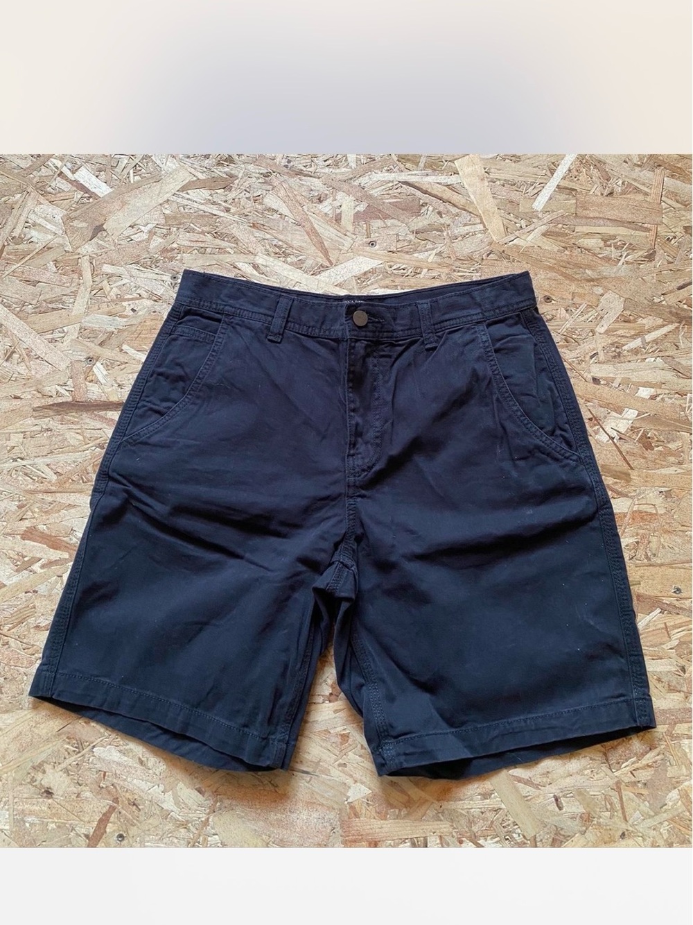 Banana Republic Navy Flat-Front Men's Chino Shorts